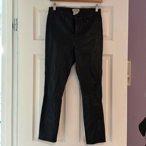 L’AGENCE Lamb Skin Fitted Pants Size 27